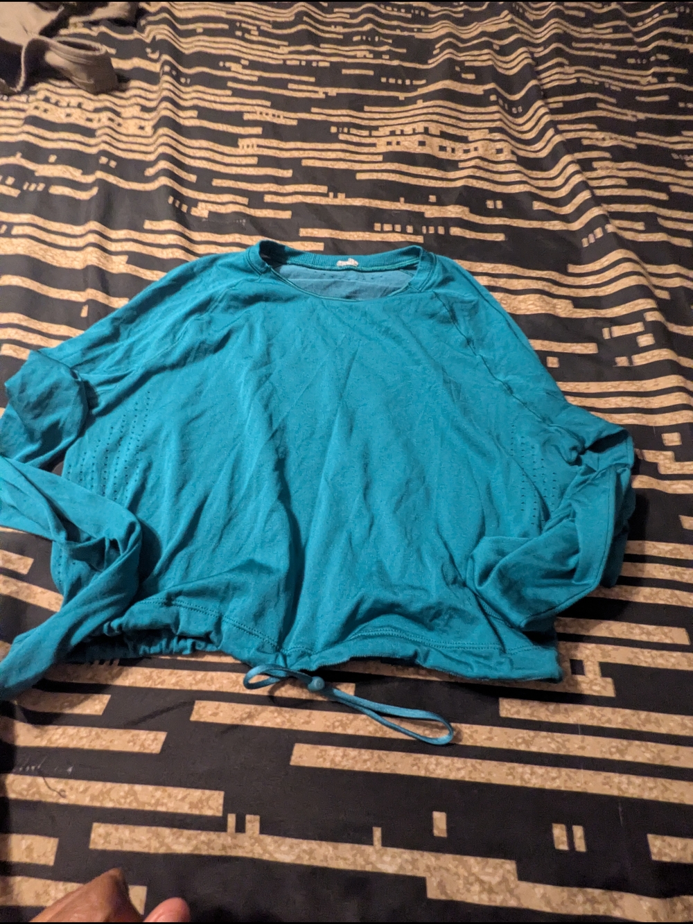 Gymshark Teal Crop Top